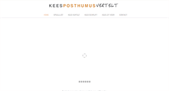 Desktop Screenshot of keesposthumus.nl